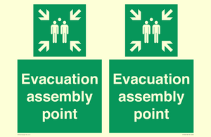 Evacuation assembly point
